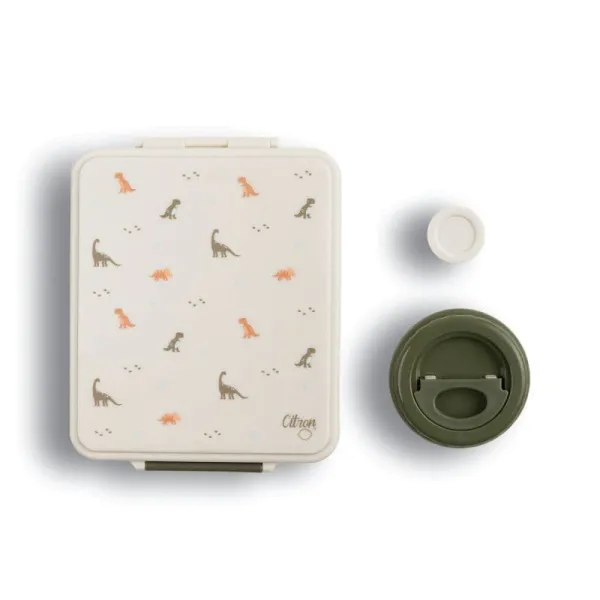 Δοχείο φαγητού citron insulated lunchbox dino beige - Citron