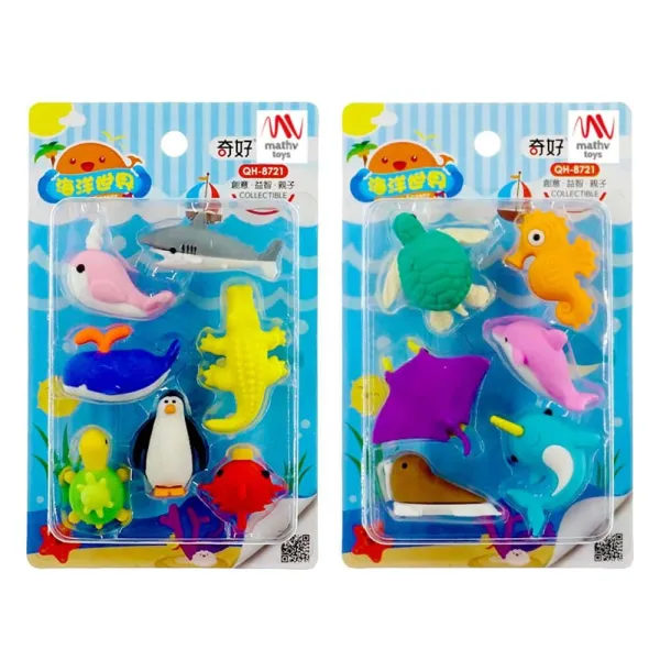 Γόμες gift eraser set: under the sea - Little tree