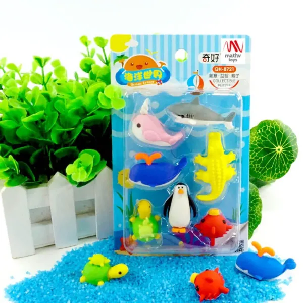 Γόμες gift eraser set: under the sea - Little tree