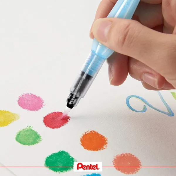 πινέλο με θήκη νερού pentel aqua brush xfrh/1-fine - Pentel