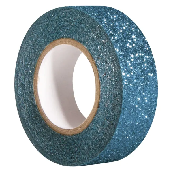 σελοτέιπ με glitter χάρτινο knorr prandell glitter blue coelin 15mm - Knorr prandel