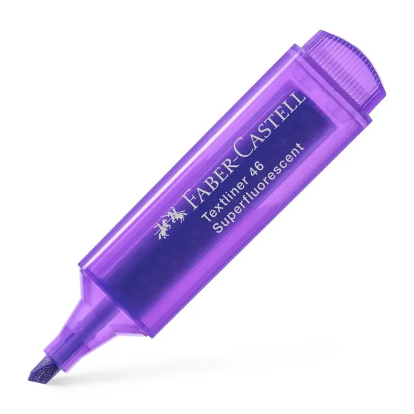 Μαρκαδόρος υπογράμμισης faber castell 1546 fluo βιολετί - Faber castell