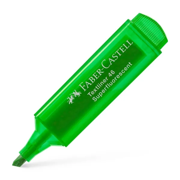Μαρκαδόρος υπογράμμισης faber castell 1546 fluo πράσινος - Faber castell