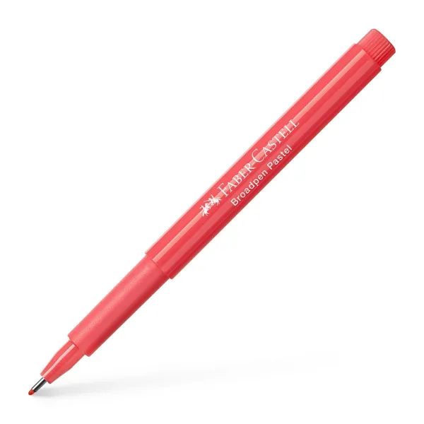 Μαρκαδόρος faber castell broadpen 1554 pastel coral - Faber castell