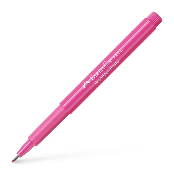 Μαρκαδόρος faber castell broadpen 1554 pastel pink - Faber castell