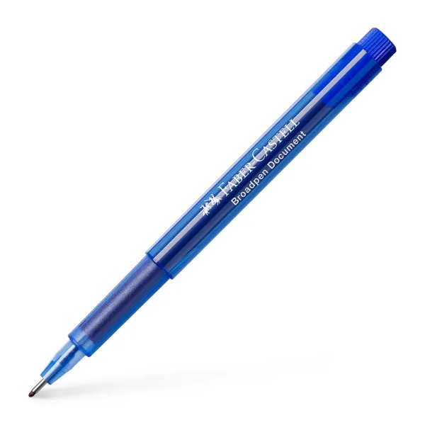 Μαρκαδόρος faber castell broadpen 1554 μπλε - Faber castell