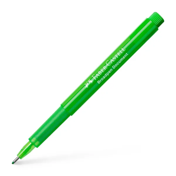 Μαρκαδόρος faber castell broadpen 1554 λαχανί - Faber castell