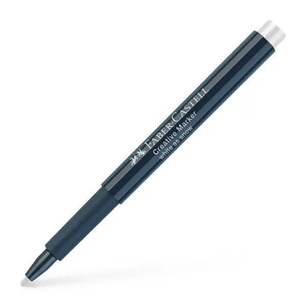 Μαρκαδόρος faber castell creative marker white as snow - Faber castell