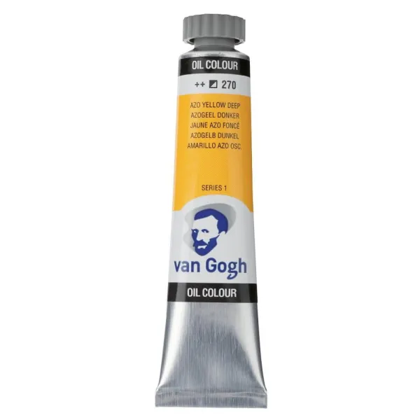 χρώματα λαδιού van gogh azo yellow deep 270 20ml - Talens