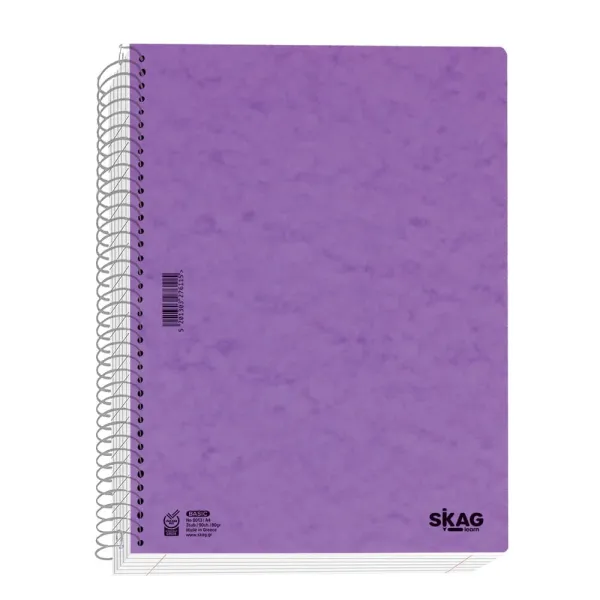 τετράδιο σπιράλ skag basic α4 3 θέματα - Skag