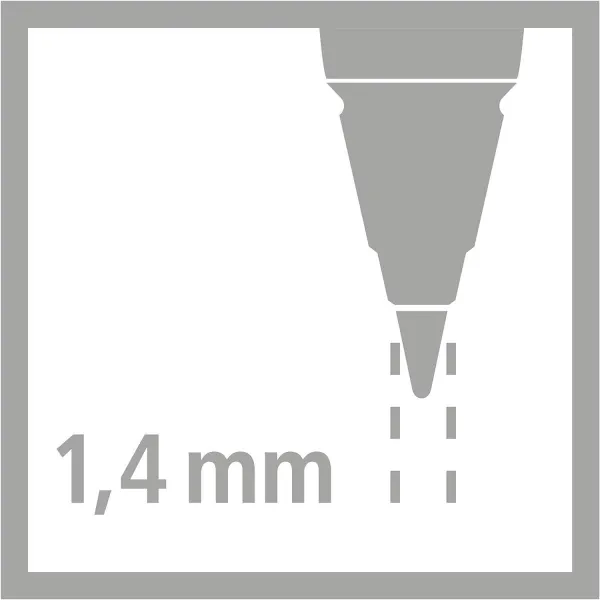 Μηχανικό μολύβι stabilo easystart 1.4mm για αριστερόχειρες πορτοκαλί - Stabilo