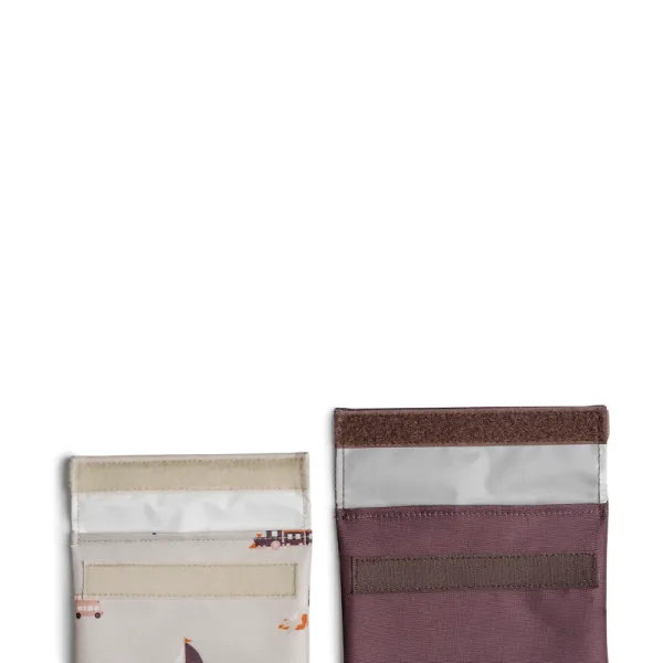 τσαντάκι φαγητού citron reusable sandwich bag vehicles 2 τεμάχια - Citron
