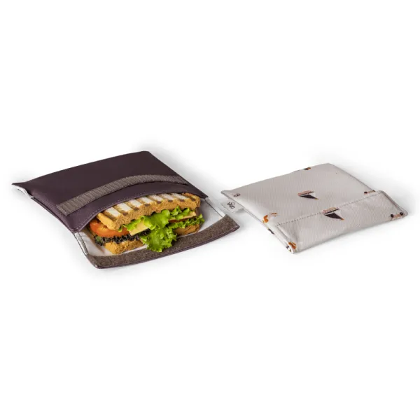 τσαντάκι φαγητού citron reusable sandwich bag vehicles 2 τεμάχια - Citron