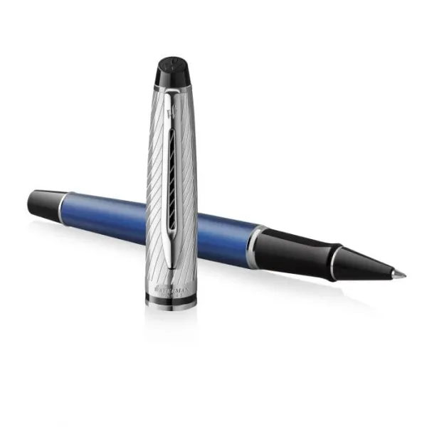 στυλό waterman expert 3 dlx metal blue ct rollerball - Waterman