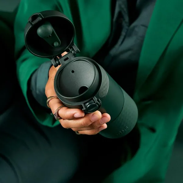Θερμός ion8 για καφέ 360ml dark green - Ion8