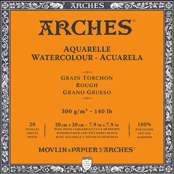 Μπλοκ arches 20x20cm 300gr 20 φύλλα - Arches