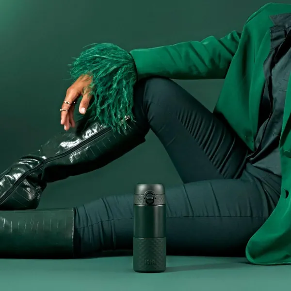 Θερμός ion8 για καφέ 360ml dark green - Ion8