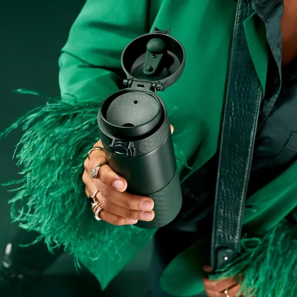 Θερμός ion8 για καφέ 360ml dark green - Ion8