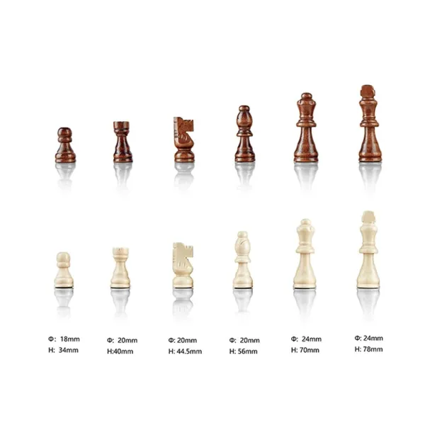 σκάκι ξύλινο 36x38cm pin toys  6+ - Pin toy