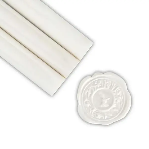 Βουλοκέρι 13.5cm φ11mm pearl white - Craftistico