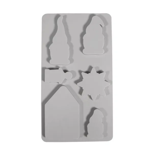 Καλούπι σιλικόνης rayher gnome 6 σχέδια 14.5x26x1cm - Rayher