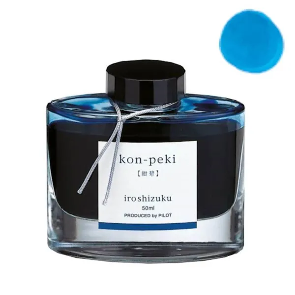 Μελάνι πένας pilot iroshizuku 50cc kon-peki blue - Pilot