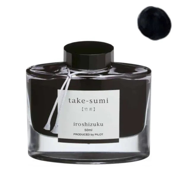 Μελάνι πένας pilot iroshizuku 50cc take-sumi black - Pilot