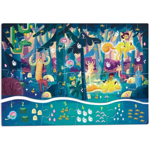 παζλ ludaticca 123-the forest 25 κομμάτια 3+ - Ludaticca