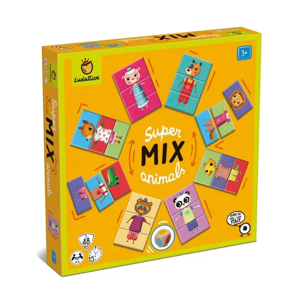 Επιτραπέζιο παιχνίδι ludaticca super mix animals 5+ - Ludaticca
