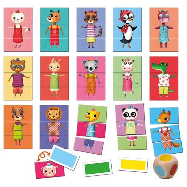 Επιτραπέζιο παιχνίδι ludaticca super mix animals 5+ - Ludaticca