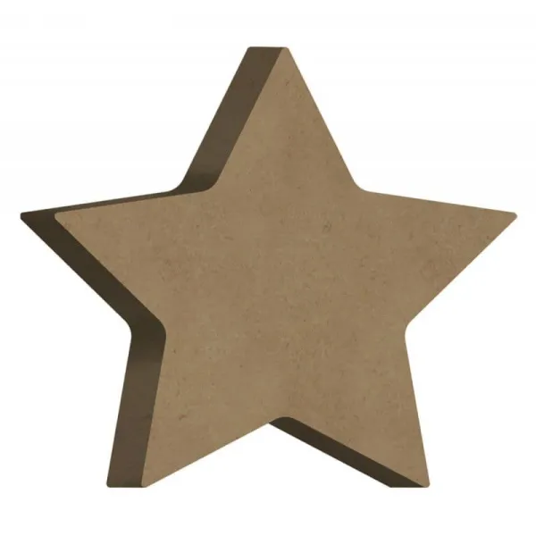 Αστέρι 3d mdf small 6x6x1.6cm - Aladine