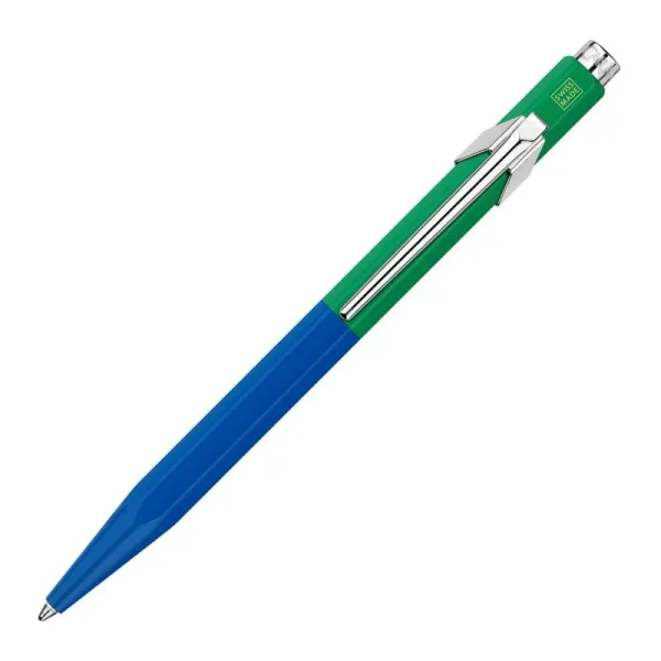 στυλό caran d'ache 849 by paul smith medium cobalt/emerald μεταλλικό κουτί δώρου - Caran d'ache