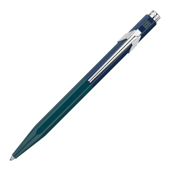 στυλό caran d'ache 849 by paul smith medium racing green/navy μεταλλικό κουτί δώρου - Caran d'ache