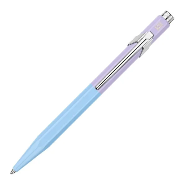 στυλό caran d'ache 849 by paul smith medium sky blue/levender μεταλλικό κουτί δώρου - Caran d'ache