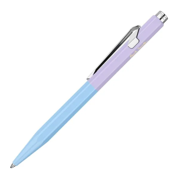 στυλό caran d'ache 849 by paul smith medium sky blue/levender μεταλλικό κουτί δώρου - Caran d'ache