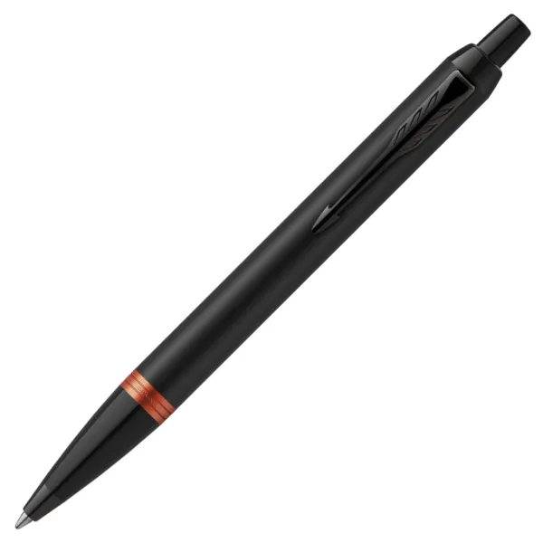 σετ δώρου parker im black orange vibrant ring (rb-bp) - Parker