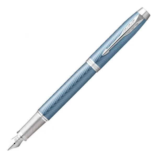 πένα parker i.m premium blue grey ct με δώρο σημειωματάριο - Parker