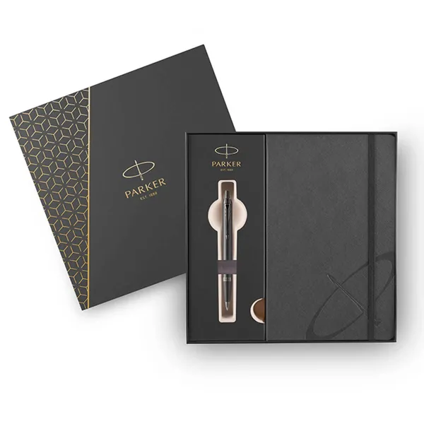 στυλό parker i.m monochrome titanium ballpen με δώρο σημειωματάριο - Parker