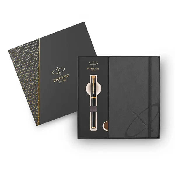 πένα parker i.m premium black gold gt με δώρο σημειωματάριο - Parker