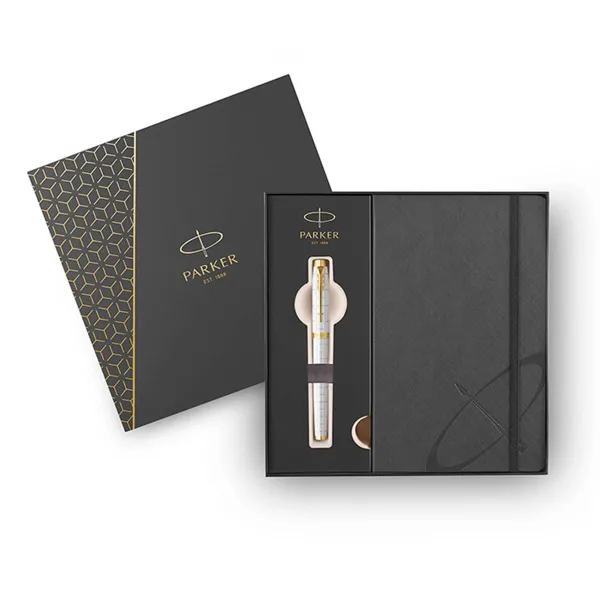 στυλό parker i.m premium pearl gt rollerball με δώρο σημειωματάριο - Parker