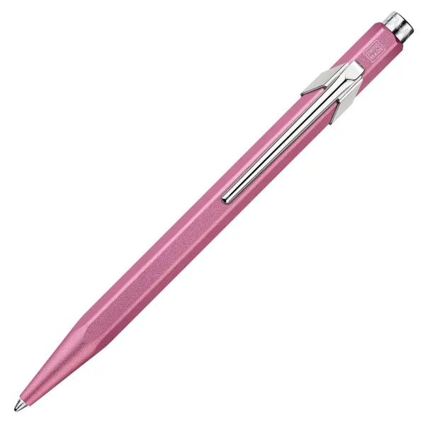 στυλό caran d'ache 849 colormat-x ροζ σε μεταλλικό κουτί δώρου ballpen - Caran d'ache