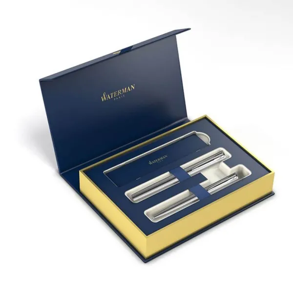 σετ δώρου waterman allure chrome (fp-bp) - Waterman