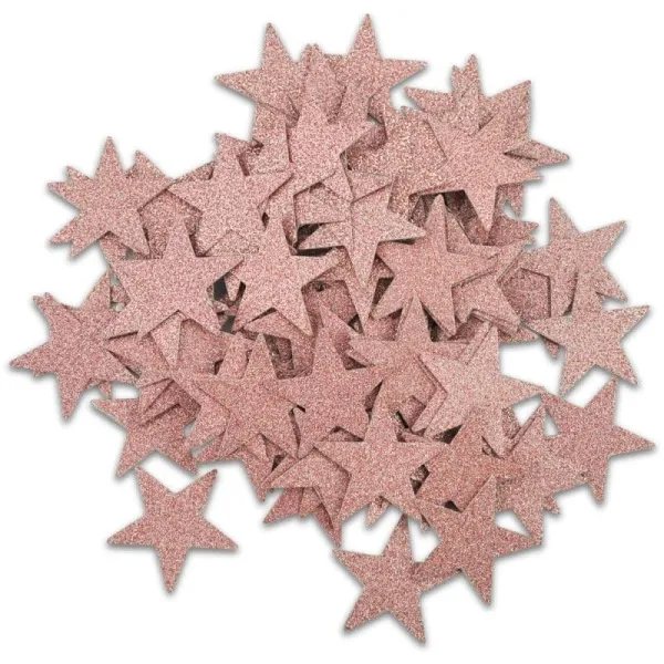 Αστέρια ροζ με glitter meyco 208-73 100 τεμάχια - Meyco