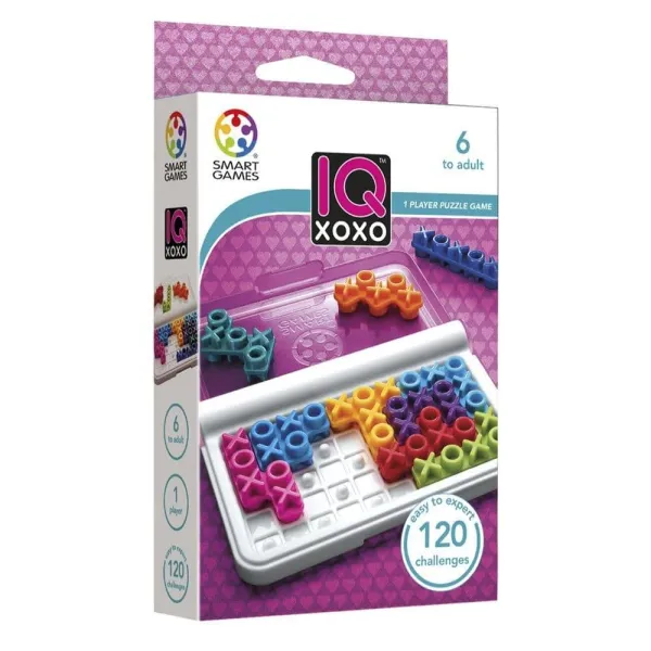 Επιτραπέζιο παιχνίδι smartgames iq xoxo (120 challenges) 6+ - Smart games