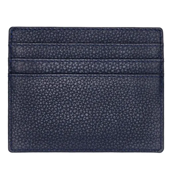 Καρτοθήκη δερμάτινη hugo boss classic grained navy - Hugo boss