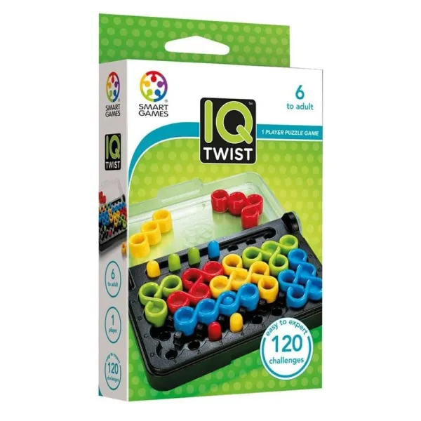 Επιτραπέζιο παιχνίδι smartgames iq twist (120 challenges) 6+ - Smart games