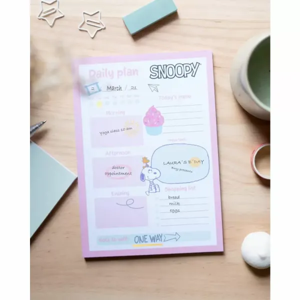 Μπλοκ erik to do list α5 54 φύλλα snoopy 2 - Erik