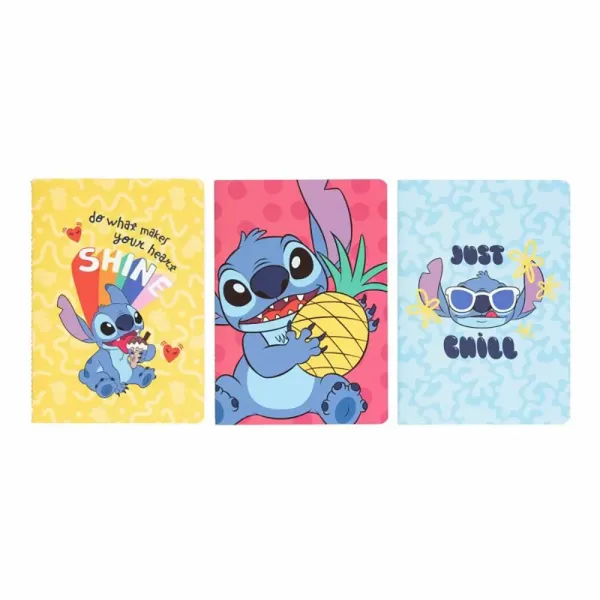 τετράδια erik disney stitch 3 τεμάχια 15x21cm - Erik