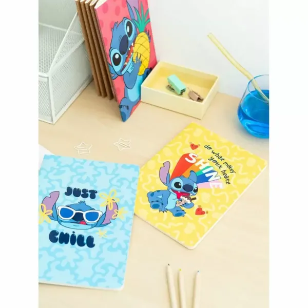 τετράδια erik disney stitch 3 τεμάχια 15x21cm - Erik