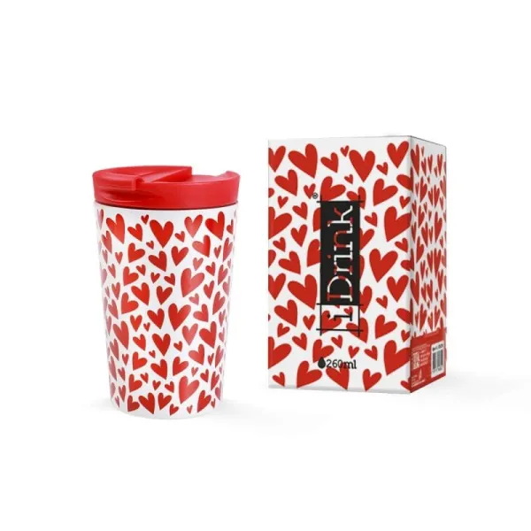 ποτήρι idrink heart 260ml - I-total